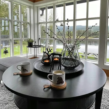 Modern With River Frontage Near Opphus