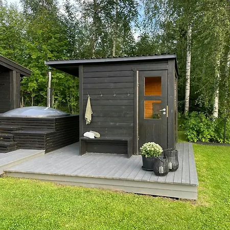 Modern With River Frontage Near Opphus Feriehus