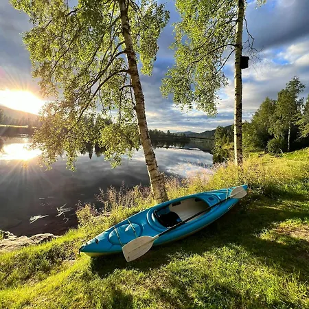 Feriehus Modern With River Frontage Near Opphus