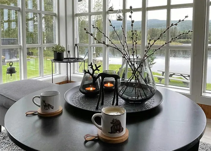 Modern With River Frontage Near Opphus