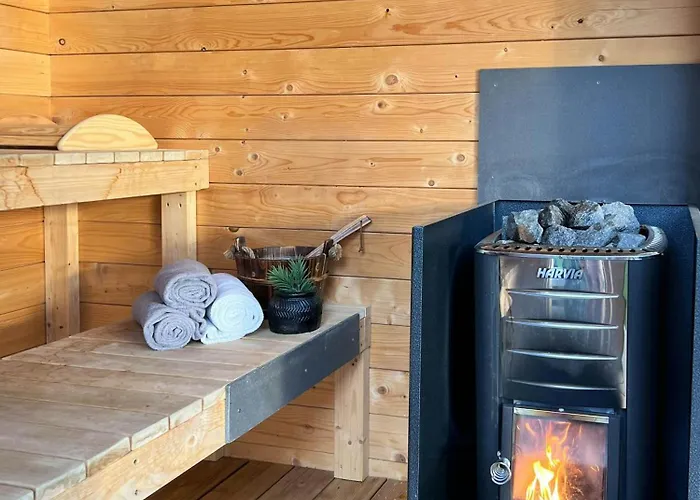 Modern With River Frontage Near Opphus Holiday home *