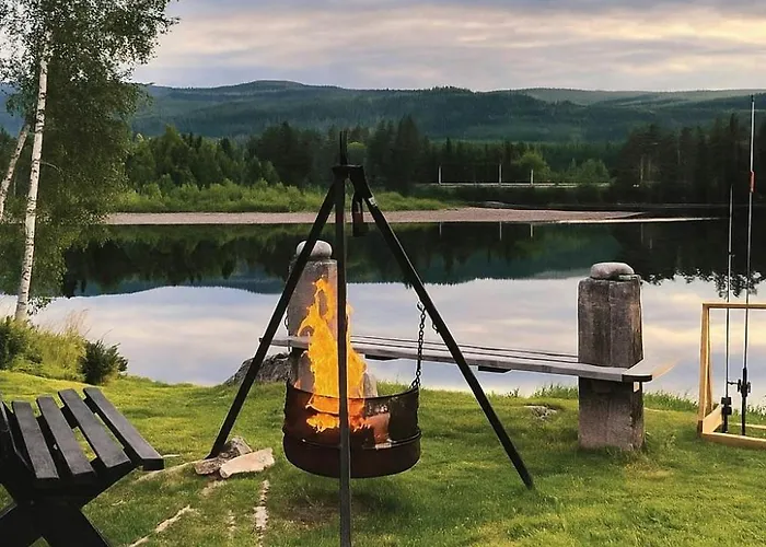 Modern With River Frontage Near Opphus * Rena